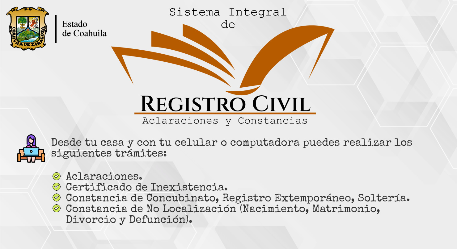 Sistema Integral de Registro Civil-Sirc Coahuila